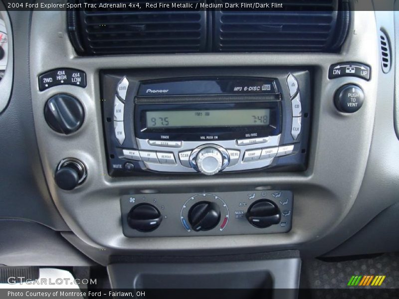 Red Fire Metallic / Medium Dark Flint/Dark Flint 2004 Ford Explorer Sport Trac Adrenalin 4x4