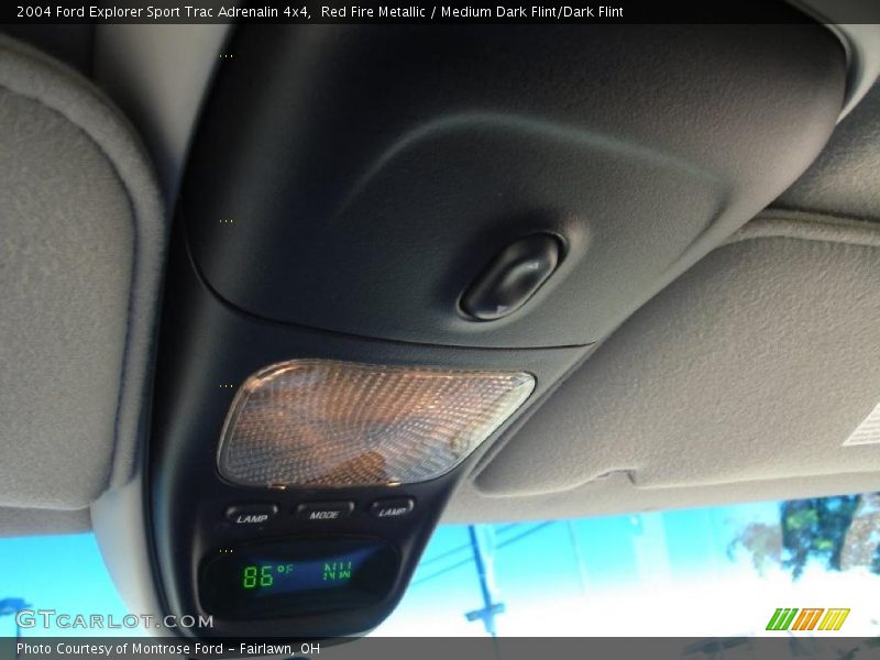 Red Fire Metallic / Medium Dark Flint/Dark Flint 2004 Ford Explorer Sport Trac Adrenalin 4x4