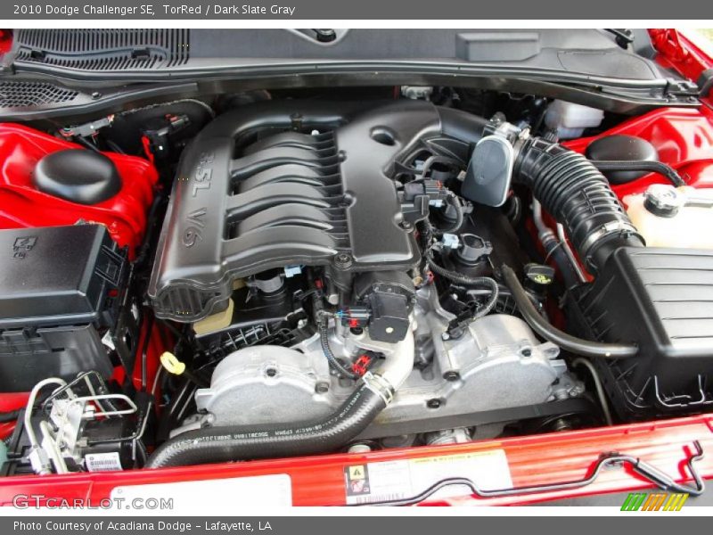 TorRed / Dark Slate Gray 2010 Dodge Challenger SE