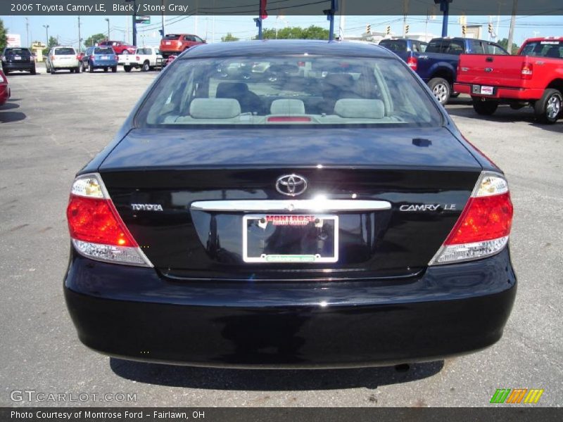 Black / Stone Gray 2006 Toyota Camry LE