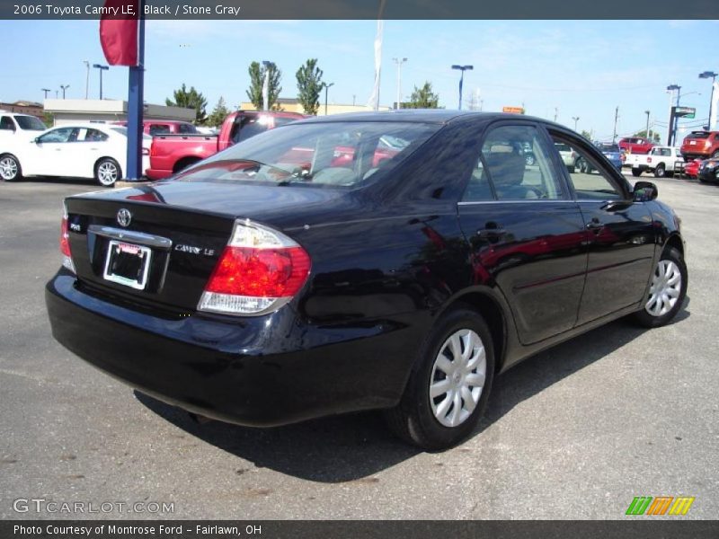 Black / Stone Gray 2006 Toyota Camry LE