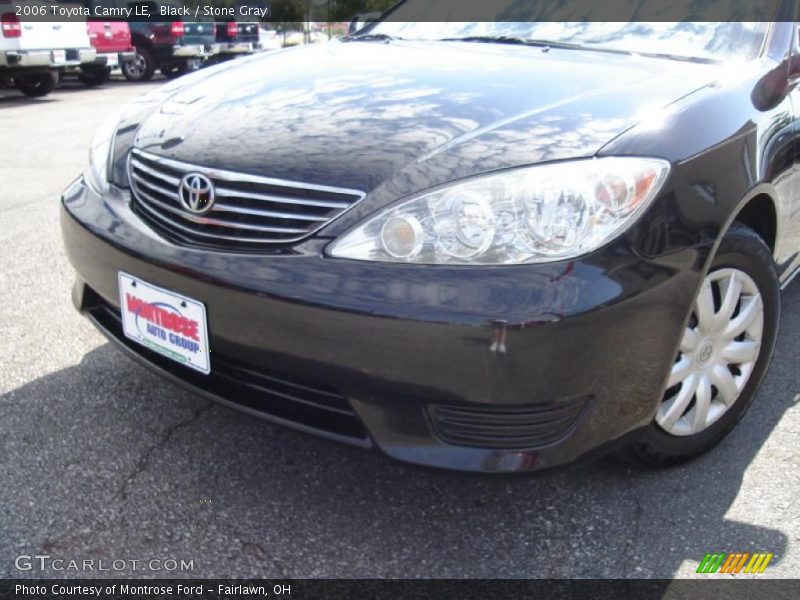 Black / Stone Gray 2006 Toyota Camry LE