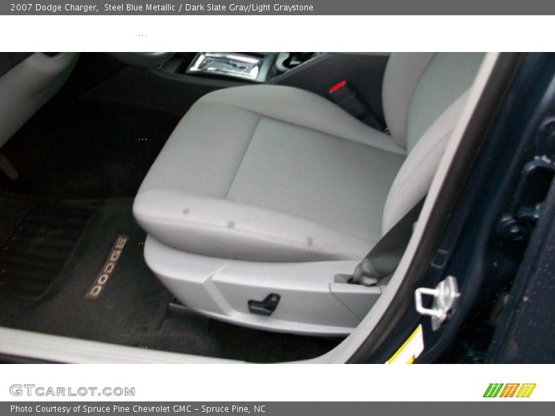 Steel Blue Metallic / Dark Slate Gray/Light Graystone 2007 Dodge Charger