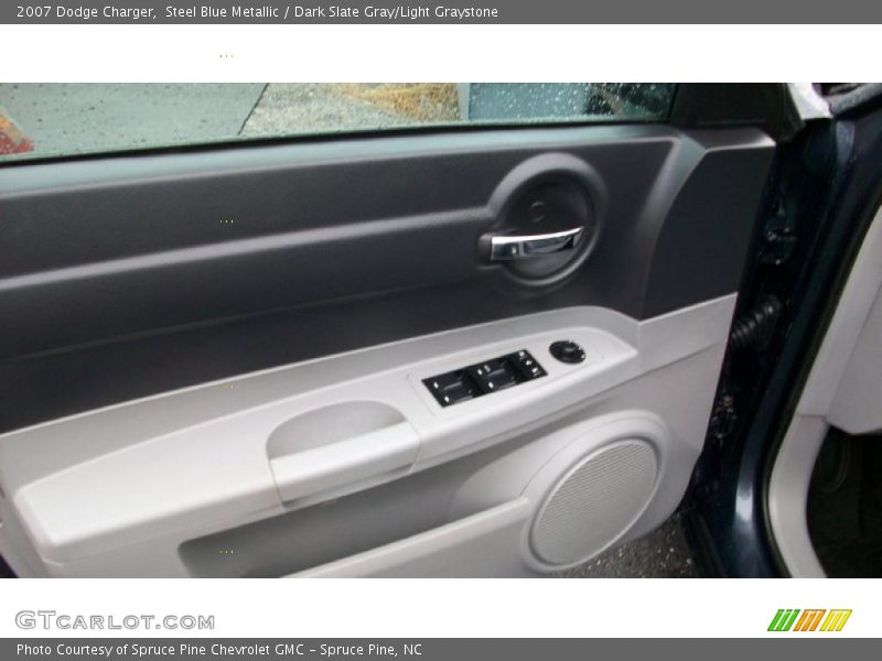Steel Blue Metallic / Dark Slate Gray/Light Graystone 2007 Dodge Charger