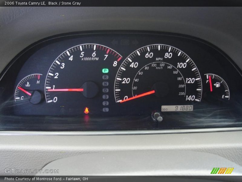 Black / Stone Gray 2006 Toyota Camry LE