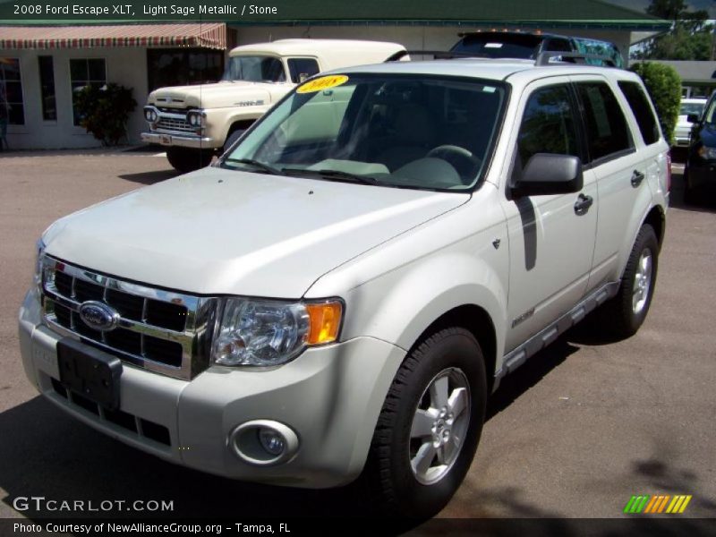 Light Sage Metallic / Stone 2008 Ford Escape XLT