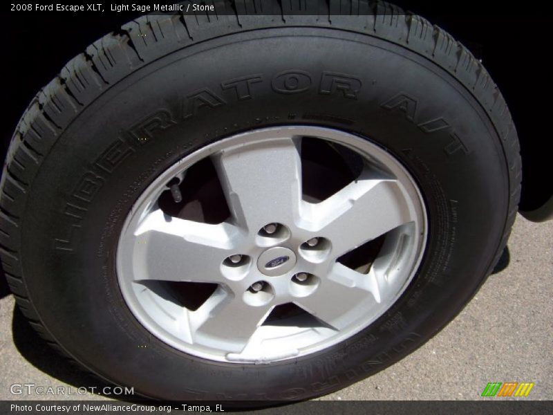 Light Sage Metallic / Stone 2008 Ford Escape XLT