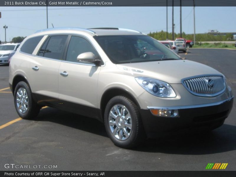 Gold Mist Metallic / Cashmere/Cocoa 2011 Buick Enclave CXL