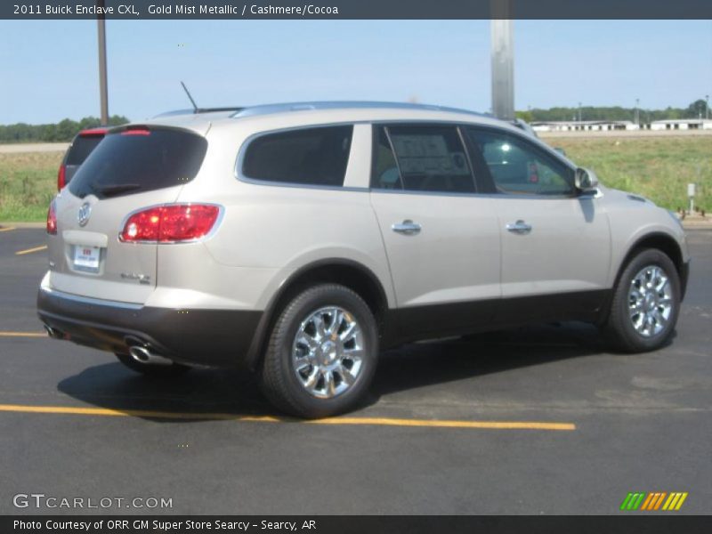 Gold Mist Metallic / Cashmere/Cocoa 2011 Buick Enclave CXL