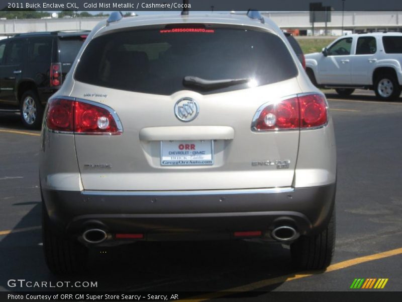 Gold Mist Metallic / Cashmere/Cocoa 2011 Buick Enclave CXL