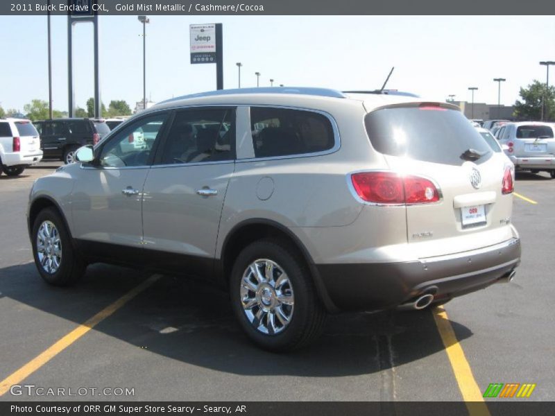 Gold Mist Metallic / Cashmere/Cocoa 2011 Buick Enclave CXL