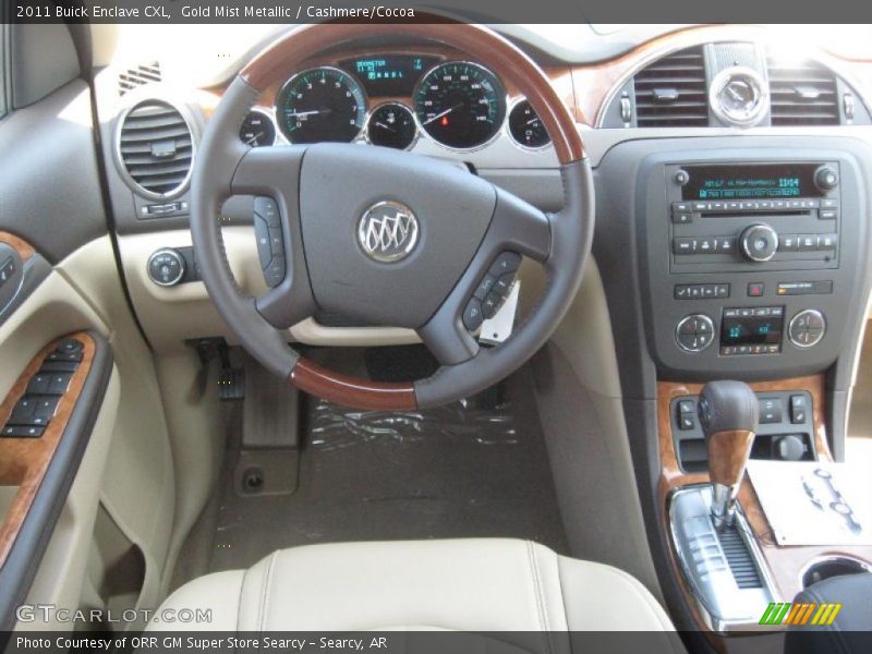 Gold Mist Metallic / Cashmere/Cocoa 2011 Buick Enclave CXL