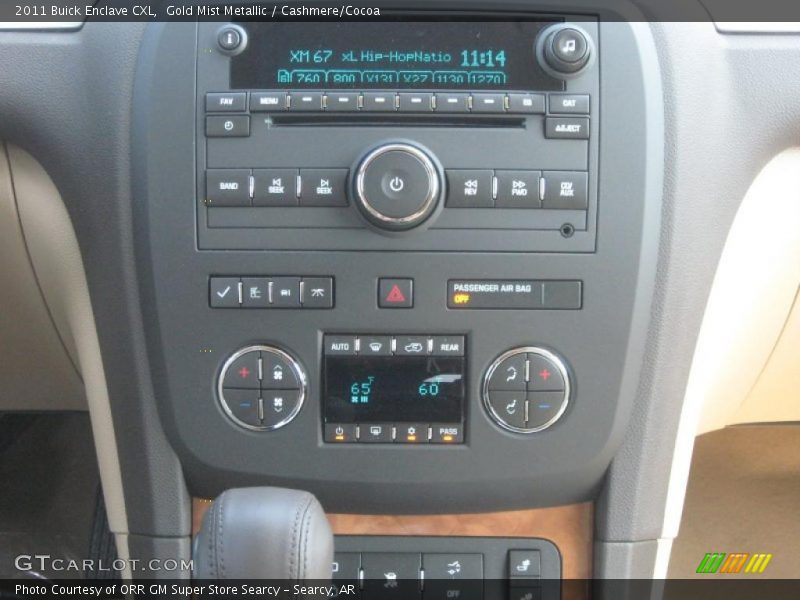 Gold Mist Metallic / Cashmere/Cocoa 2011 Buick Enclave CXL