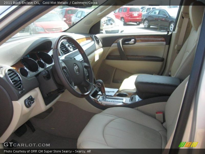 Gold Mist Metallic / Cashmere/Cocoa 2011 Buick Enclave CXL