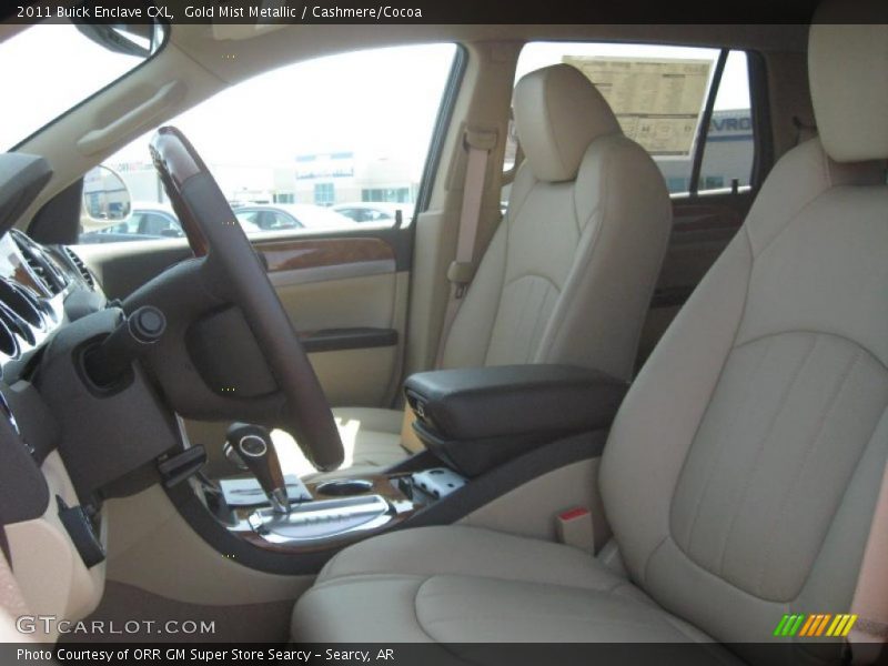 Gold Mist Metallic / Cashmere/Cocoa 2011 Buick Enclave CXL