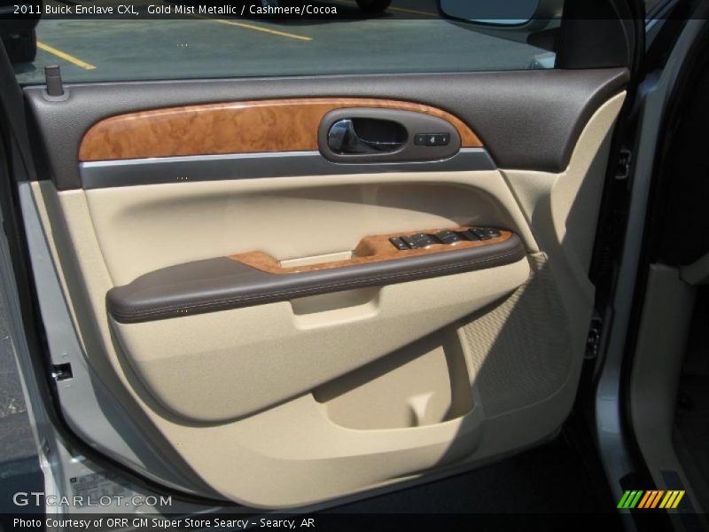 Gold Mist Metallic / Cashmere/Cocoa 2011 Buick Enclave CXL