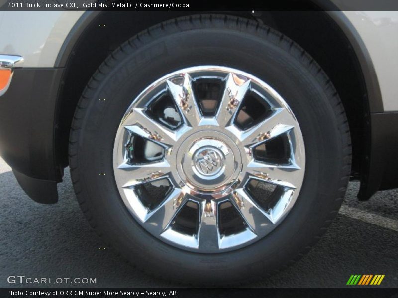 Gold Mist Metallic / Cashmere/Cocoa 2011 Buick Enclave CXL
