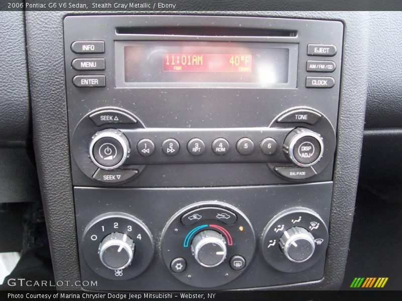 Stealth Gray Metallic / Ebony 2006 Pontiac G6 V6 Sedan