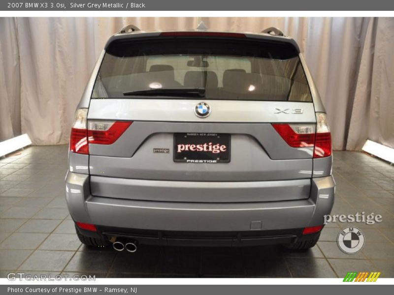 Silver Grey Metallic / Black 2007 BMW X3 3.0si