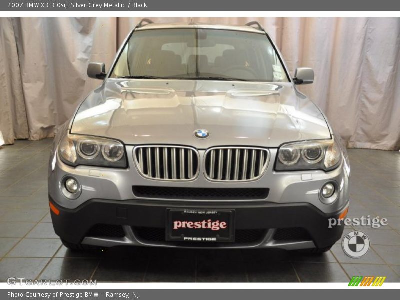 Silver Grey Metallic / Black 2007 BMW X3 3.0si