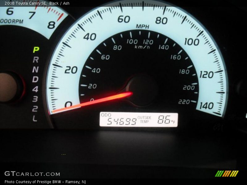 Black / Ash 2008 Toyota Camry SE