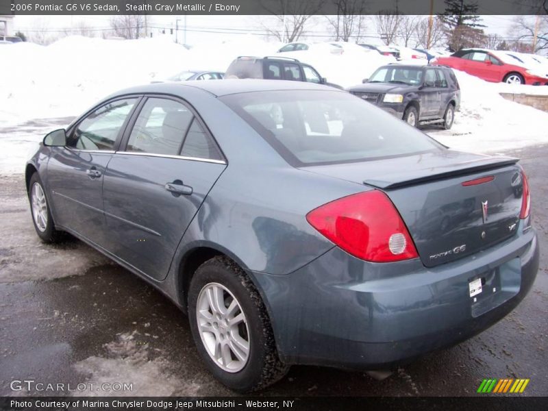 Stealth Gray Metallic / Ebony 2006 Pontiac G6 V6 Sedan