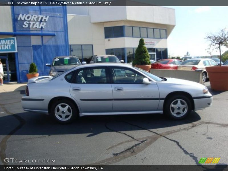 Galaxy Silver Metallic / Medium Gray 2001 Chevrolet Impala LS