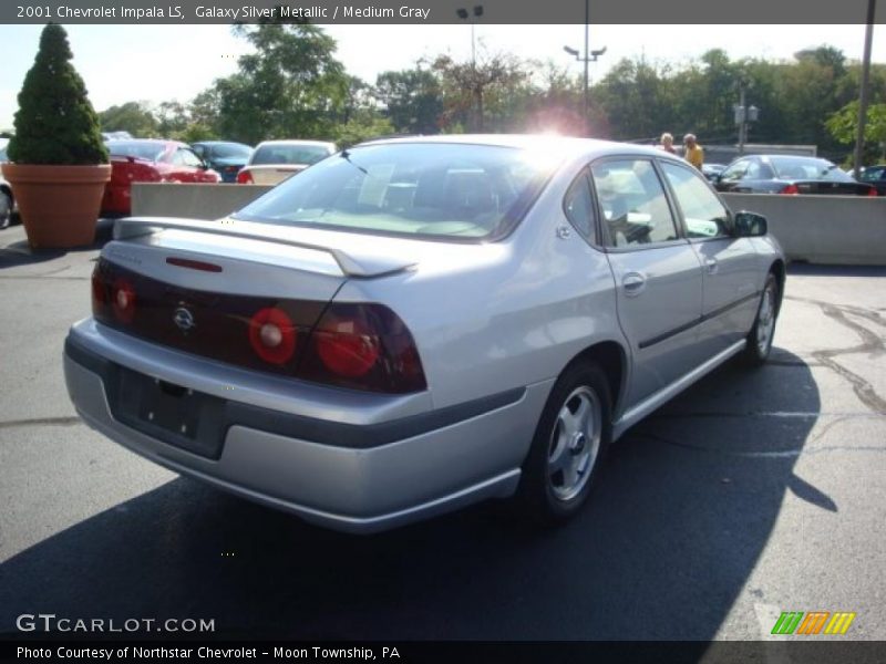 Galaxy Silver Metallic / Medium Gray 2001 Chevrolet Impala LS