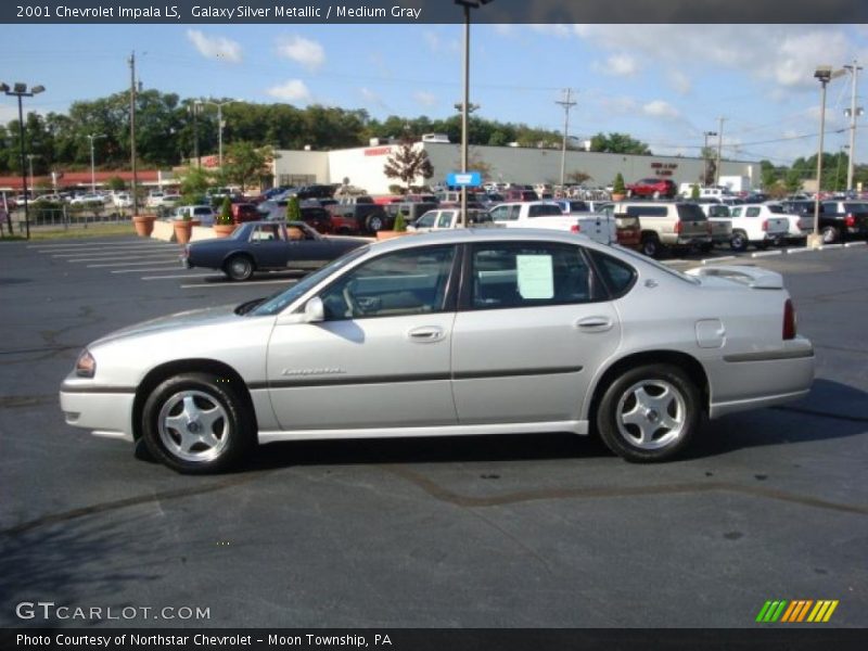 Galaxy Silver Metallic / Medium Gray 2001 Chevrolet Impala LS