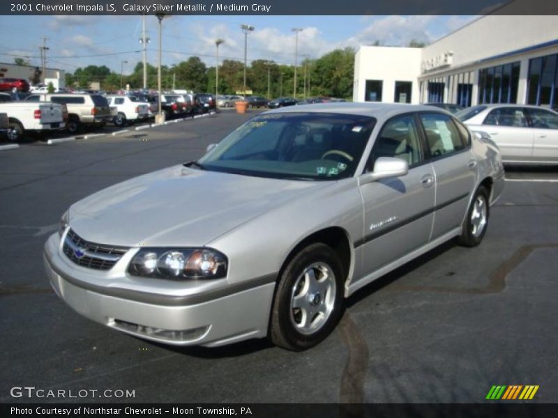 Galaxy Silver Metallic / Medium Gray 2001 Chevrolet Impala LS