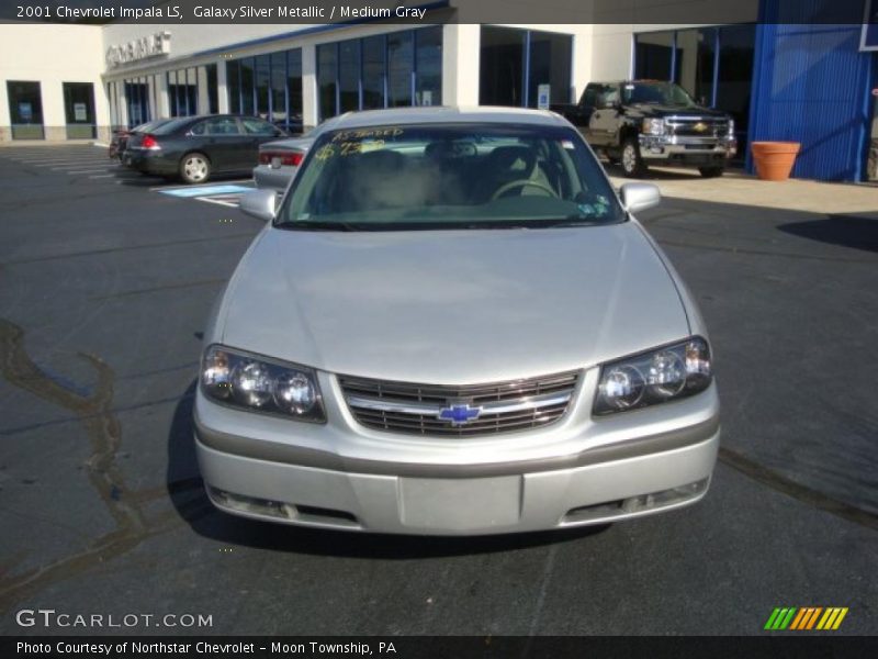 Galaxy Silver Metallic / Medium Gray 2001 Chevrolet Impala LS