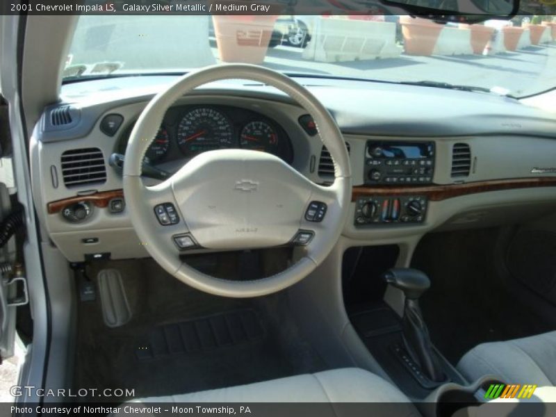 Galaxy Silver Metallic / Medium Gray 2001 Chevrolet Impala LS