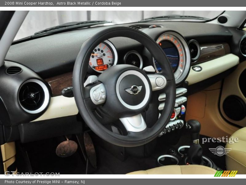 Astro Black Metallic / Cordoba Beige 2008 Mini Cooper Hardtop
