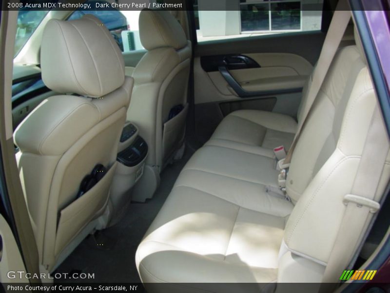 Dark Cherry Pearl / Parchment 2008 Acura MDX Technology