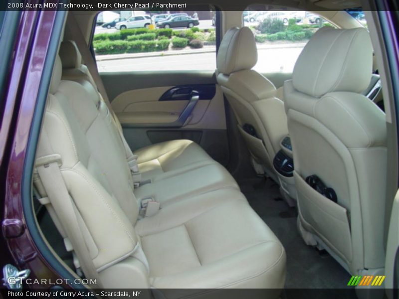 Dark Cherry Pearl / Parchment 2008 Acura MDX Technology