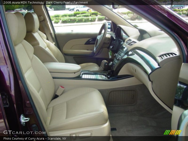 Dark Cherry Pearl / Parchment 2008 Acura MDX Technology