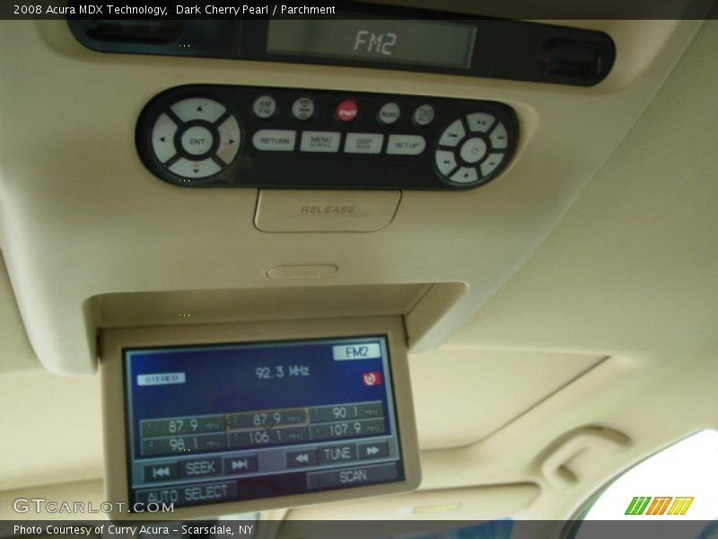 Dark Cherry Pearl / Parchment 2008 Acura MDX Technology