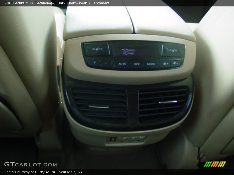 Dark Cherry Pearl / Parchment 2008 Acura MDX Technology