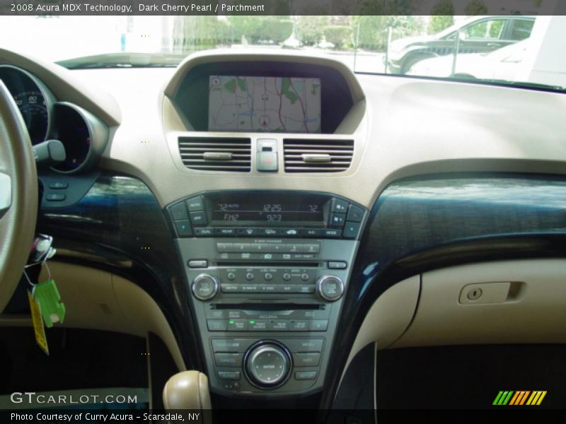 Dark Cherry Pearl / Parchment 2008 Acura MDX Technology