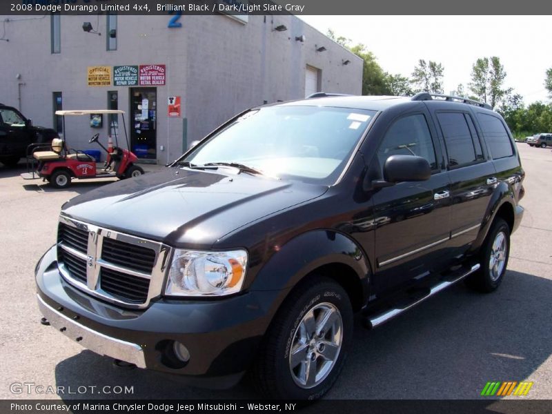 Brilliant Black / Dark/Light Slate Gray 2008 Dodge Durango Limited 4x4