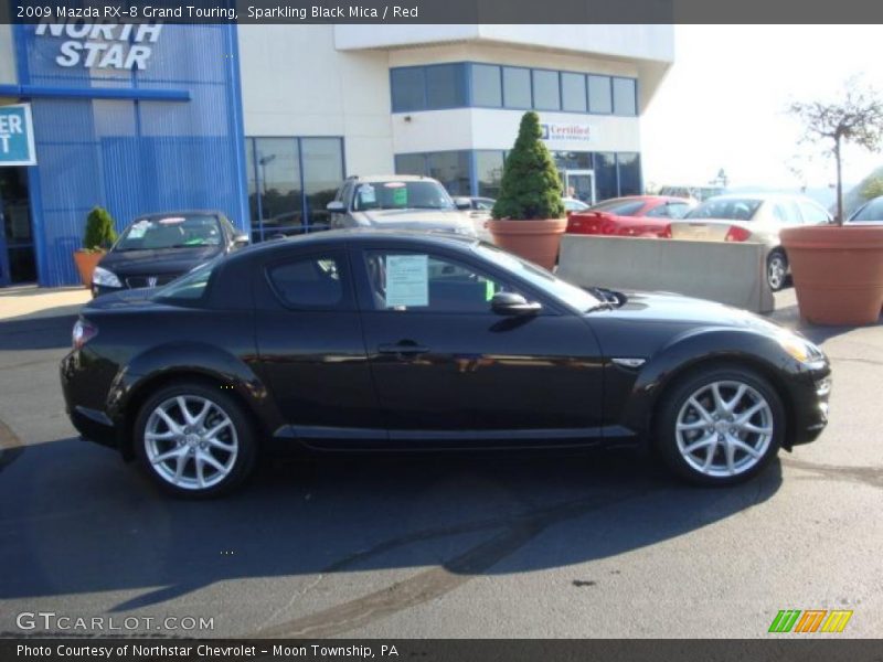 Sparkling Black Mica / Red 2009 Mazda RX-8 Grand Touring