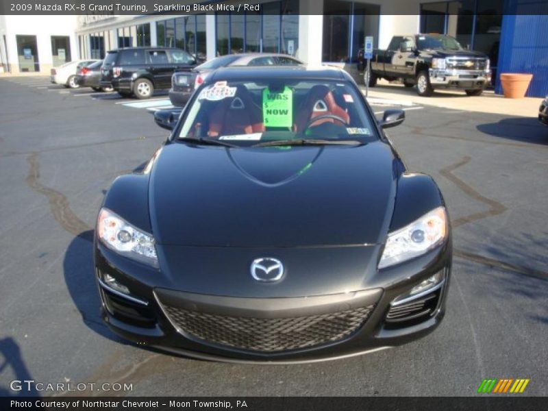 Sparkling Black Mica / Red 2009 Mazda RX-8 Grand Touring