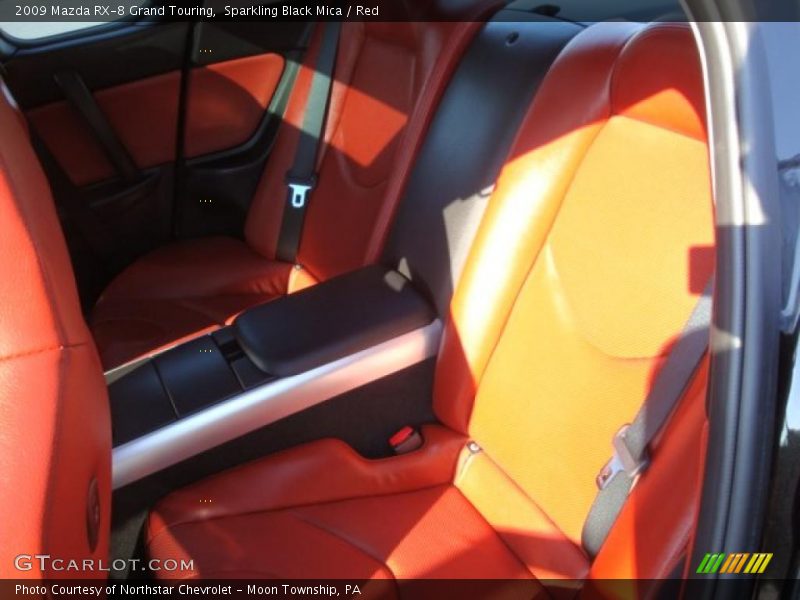 Sparkling Black Mica / Red 2009 Mazda RX-8 Grand Touring