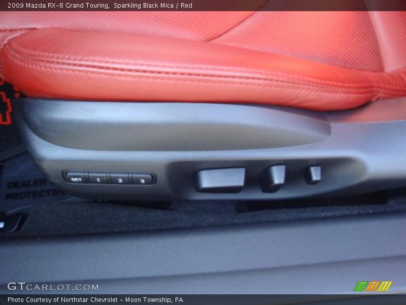 Sparkling Black Mica / Red 2009 Mazda RX-8 Grand Touring