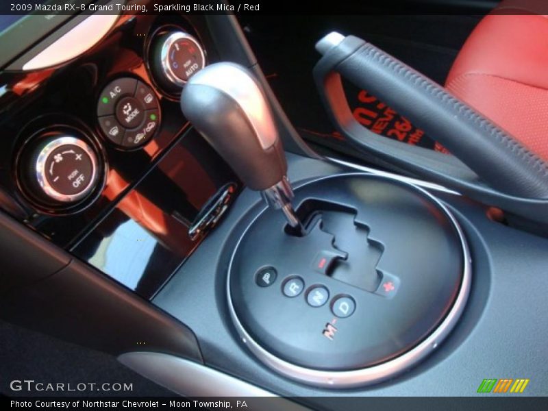 Sparkling Black Mica / Red 2009 Mazda RX-8 Grand Touring