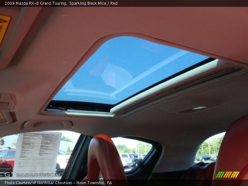 Sparkling Black Mica / Red 2009 Mazda RX-8 Grand Touring