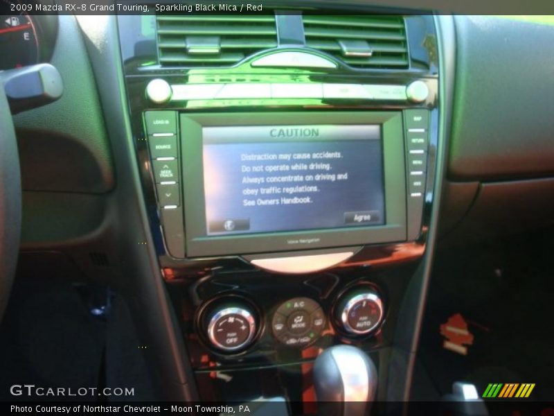 Sparkling Black Mica / Red 2009 Mazda RX-8 Grand Touring