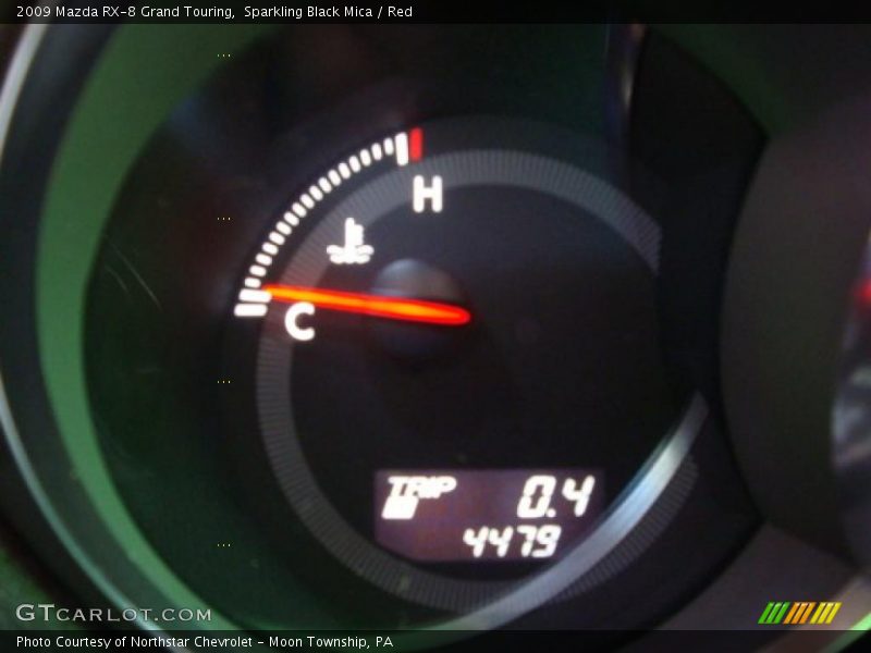Sparkling Black Mica / Red 2009 Mazda RX-8 Grand Touring