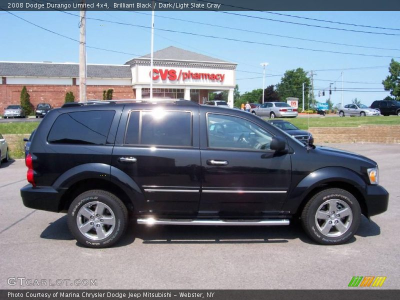 Brilliant Black / Dark/Light Slate Gray 2008 Dodge Durango Limited 4x4