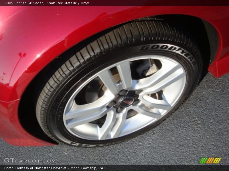 Sport Red Metallic / Onyx 2009 Pontiac G8 Sedan